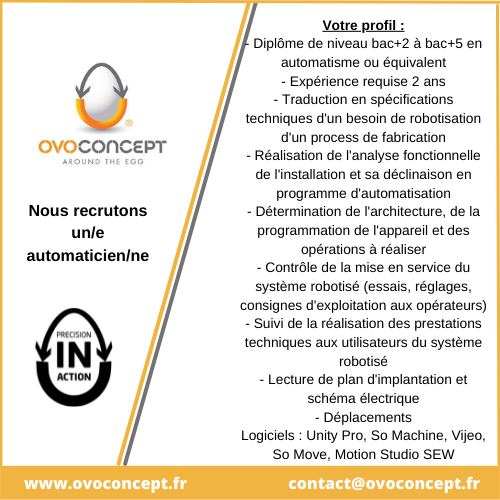 Ovoconcept recrute !